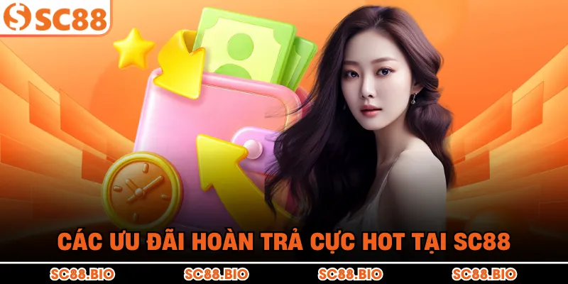 Các ưu đãi hoàn trả cực HOT tại SC88